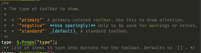 Support markdown in single-line JSDoc comments · Issue #1 · mjbvz ...