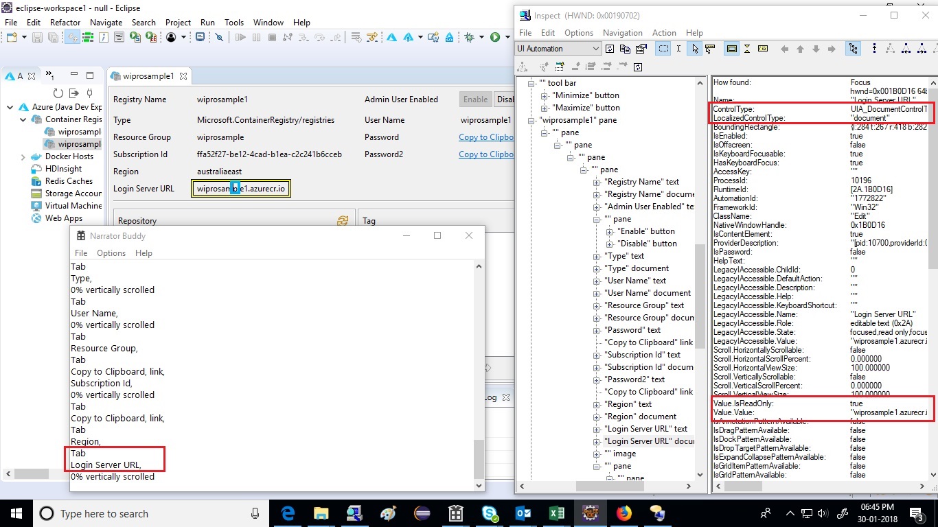 [Azure Toolkit][A11yMAS][Accessibility][Inspect][MAS4.2.1][Eclipse ...