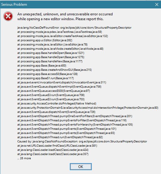 Processing 3.3.4 on Windows 10 errors while unzipping file. · Issue