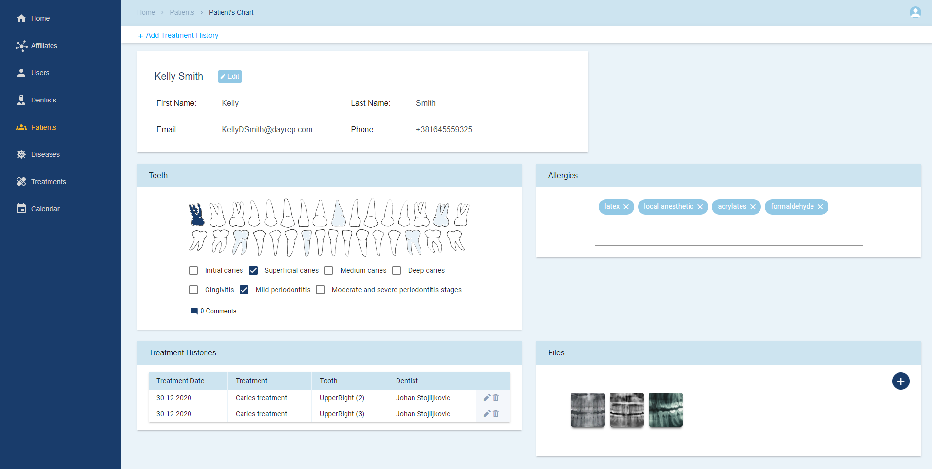 GitHub - landonmgernand/dentistry-management: Web application for a ...