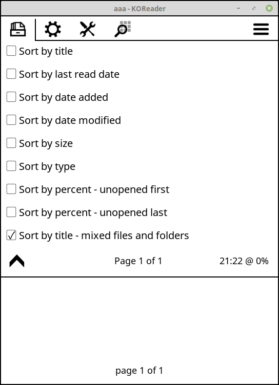 Sort folders and files together? · Issue 4068 · koreader/koreader · GitHub