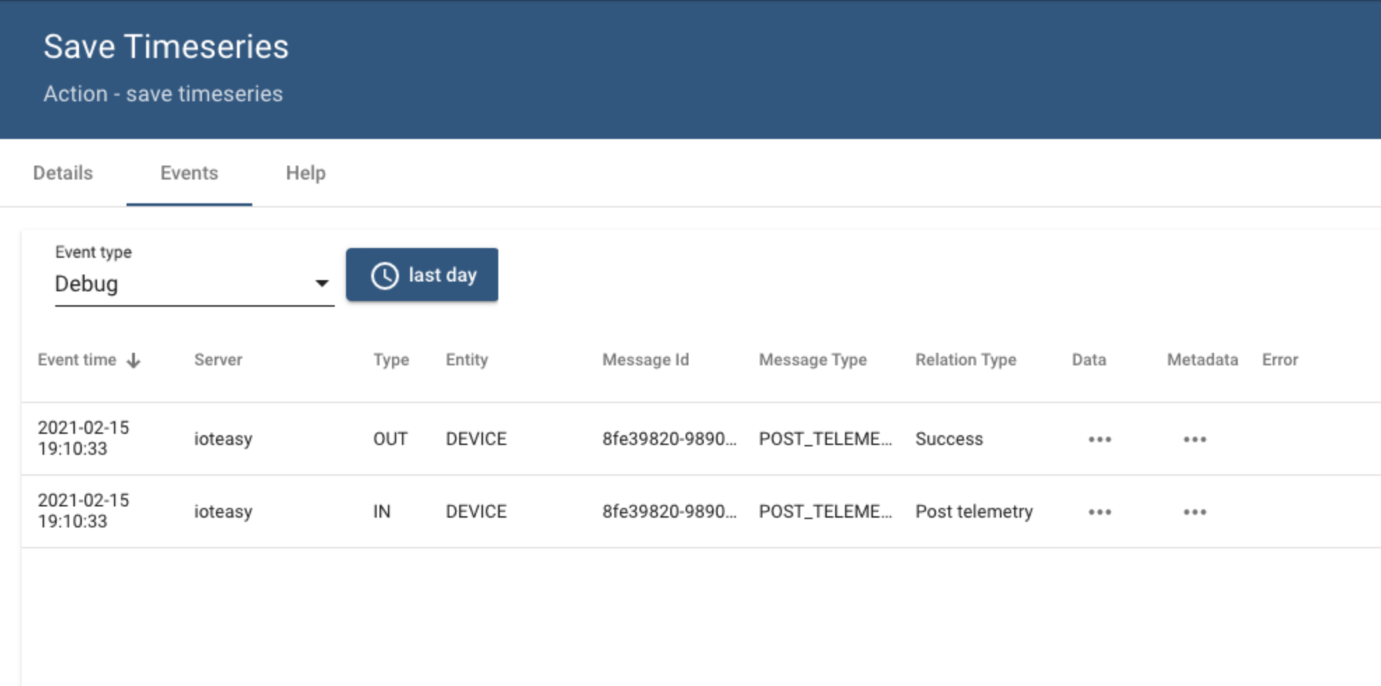 [Bug] Problem to sent Telemetry data to Thingsboard 3.2.1 installed on