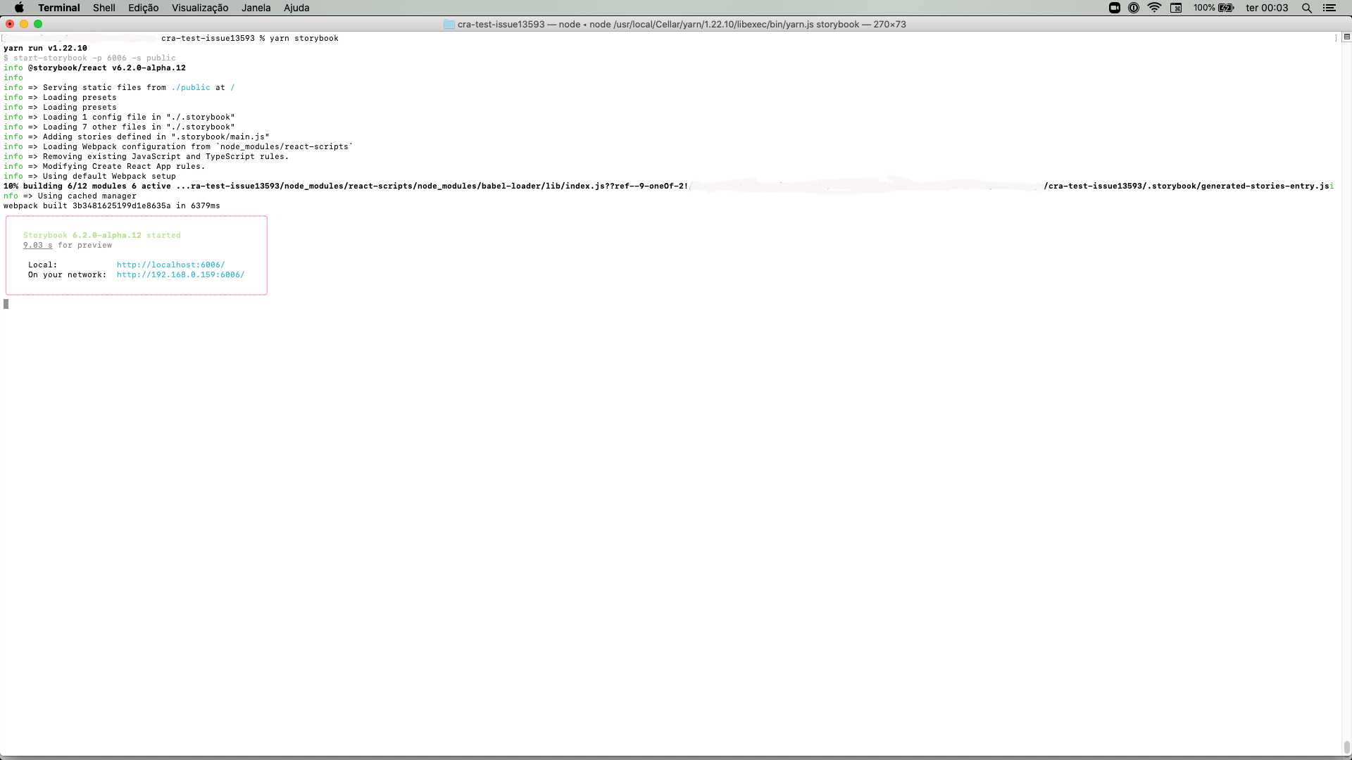 npx sb init does not work with CRA · Issue #13593 · storybookjs ...