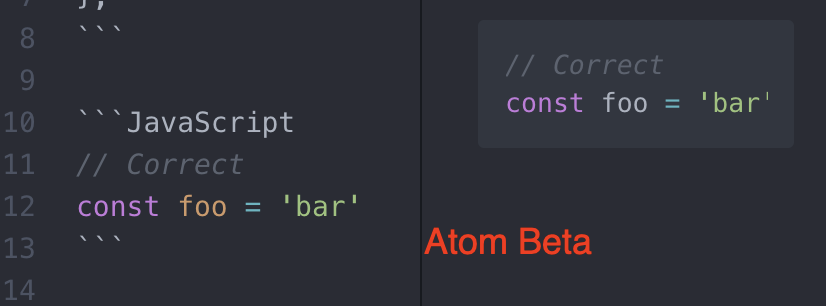 Markdown preview does not show syntax language highlighting of fenced ...