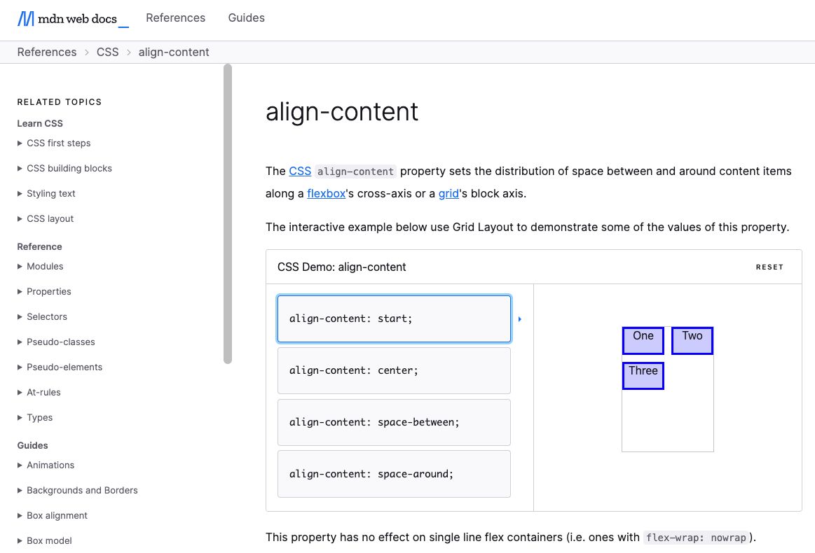 Left sidebar navigation collapses on CSS reference pages · Issue 5641 · mdn/yari · GitHub