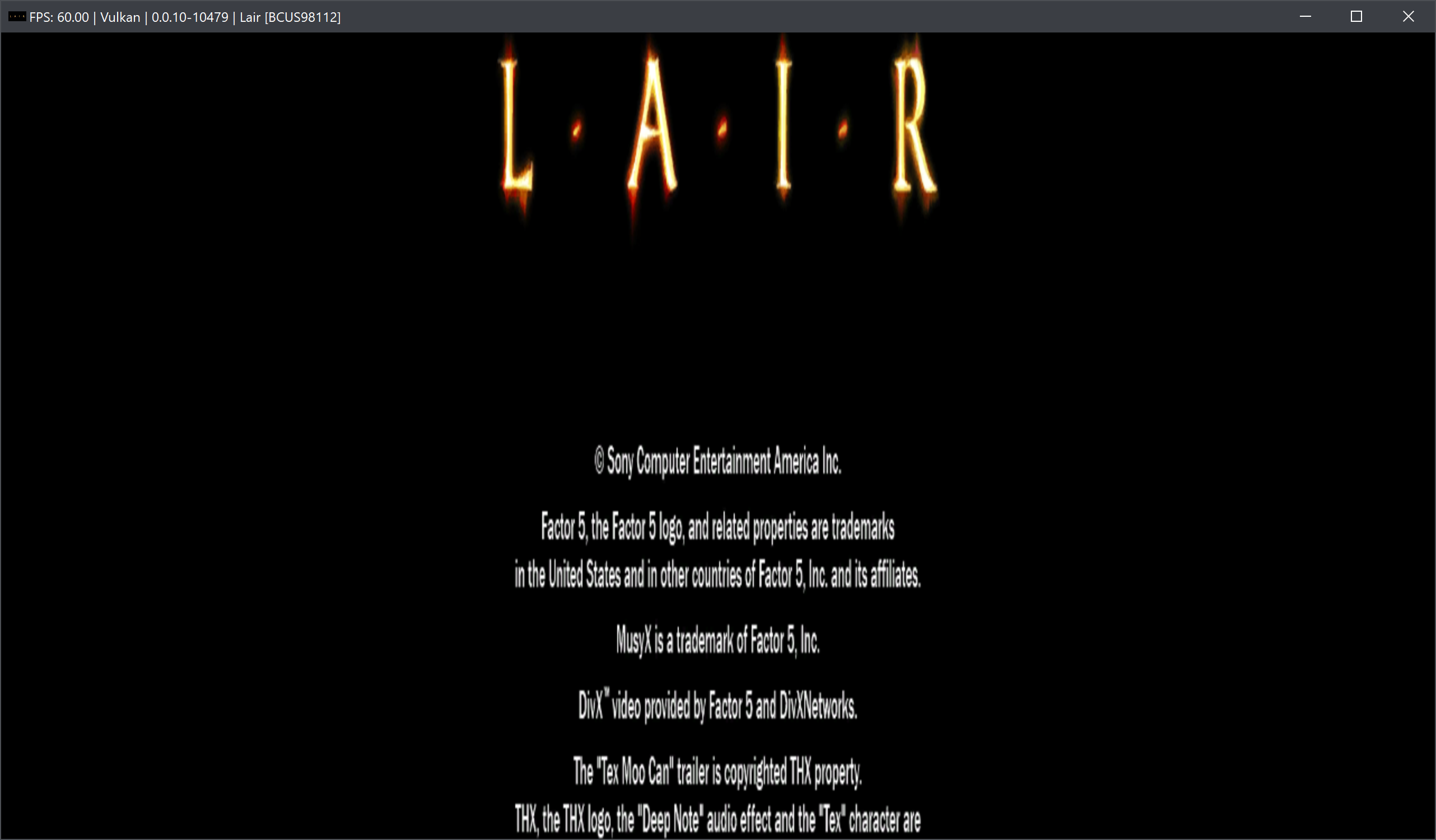 Lair [BCUS98112] - Broken 4:3 intro videos and menu · Issue #8401 ...