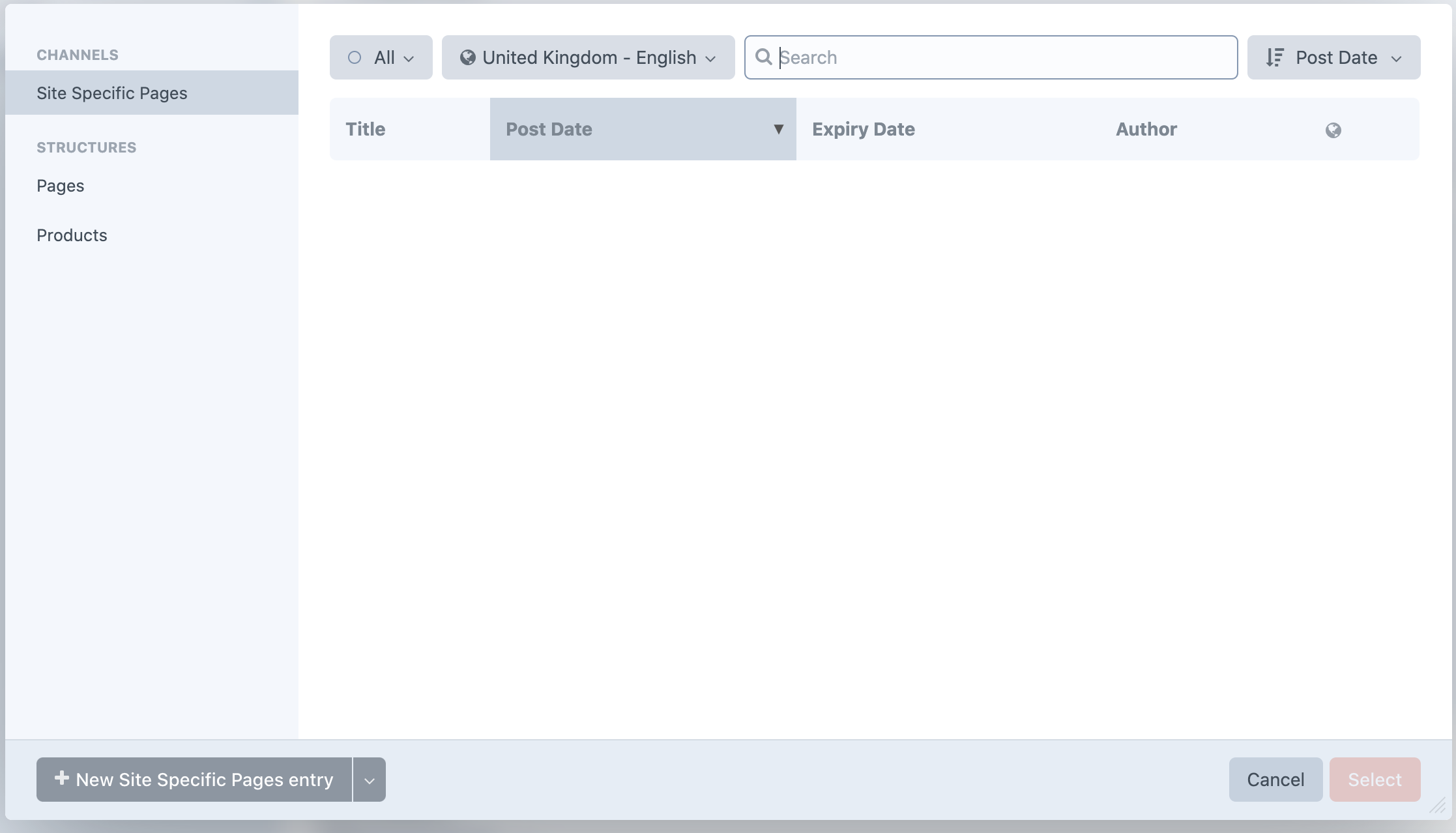 [bug] Entries field does not filter on site correctly · Issue #6069 ...
