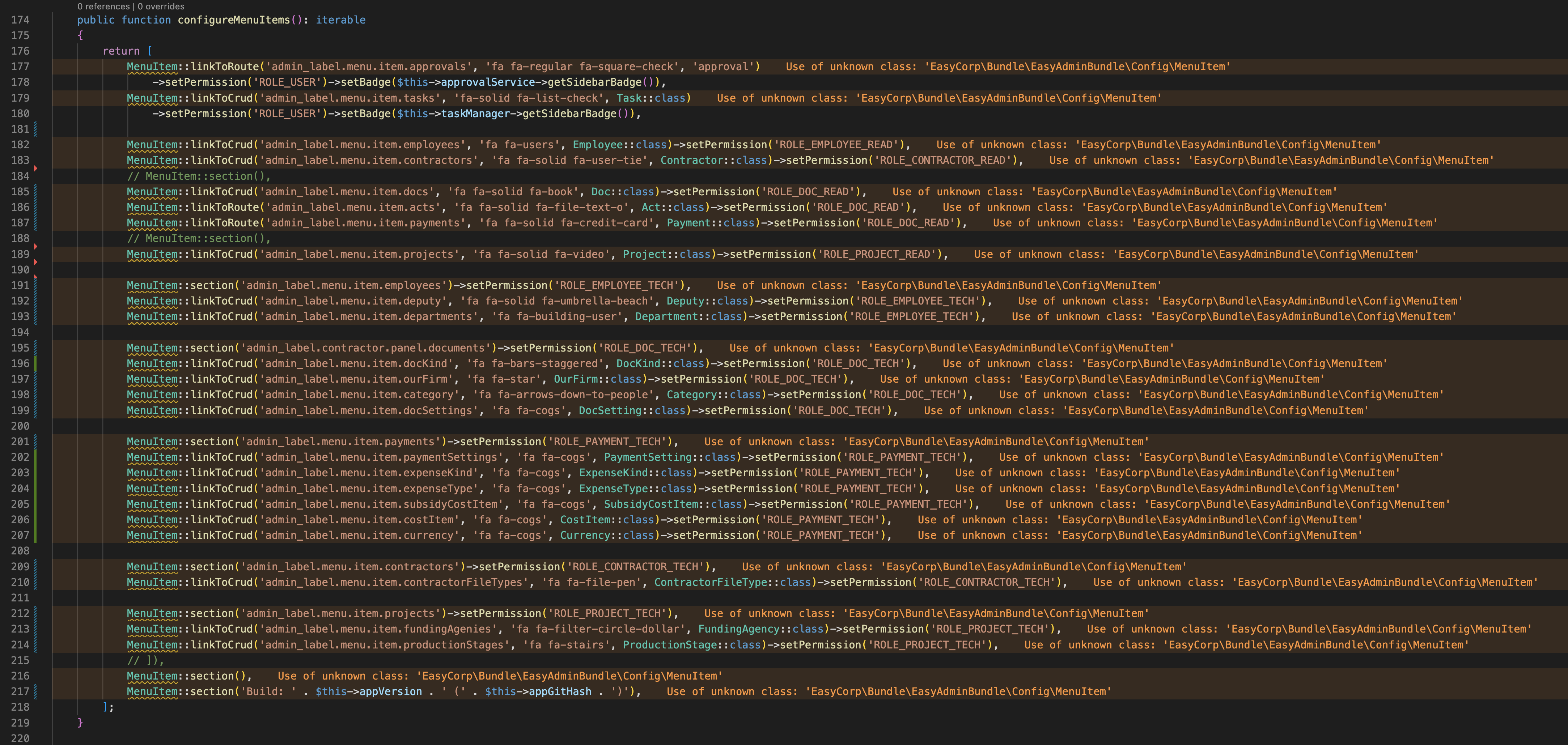 Use of unknown class · Issue #284 · DEVSENSE/phptools-docs · GitHub