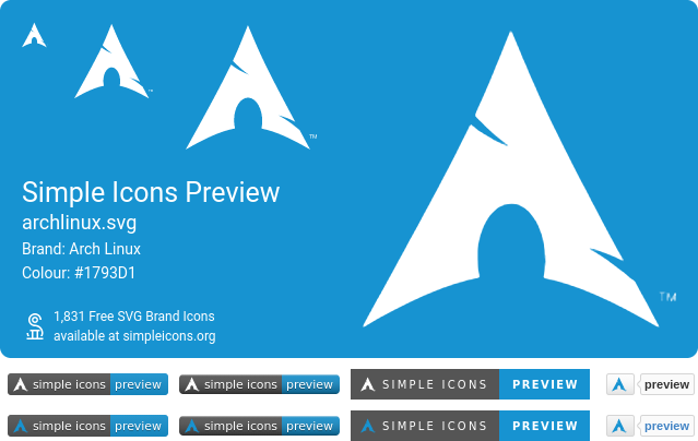 Update Arch Linux by mondeja · Pull Request #5172 · simple-icons/simple ...
