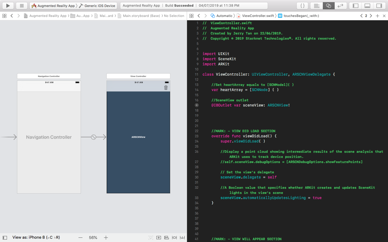 GitHub - jryz101/Augmented-Reality-App: Incorporate Augmented Reality ...