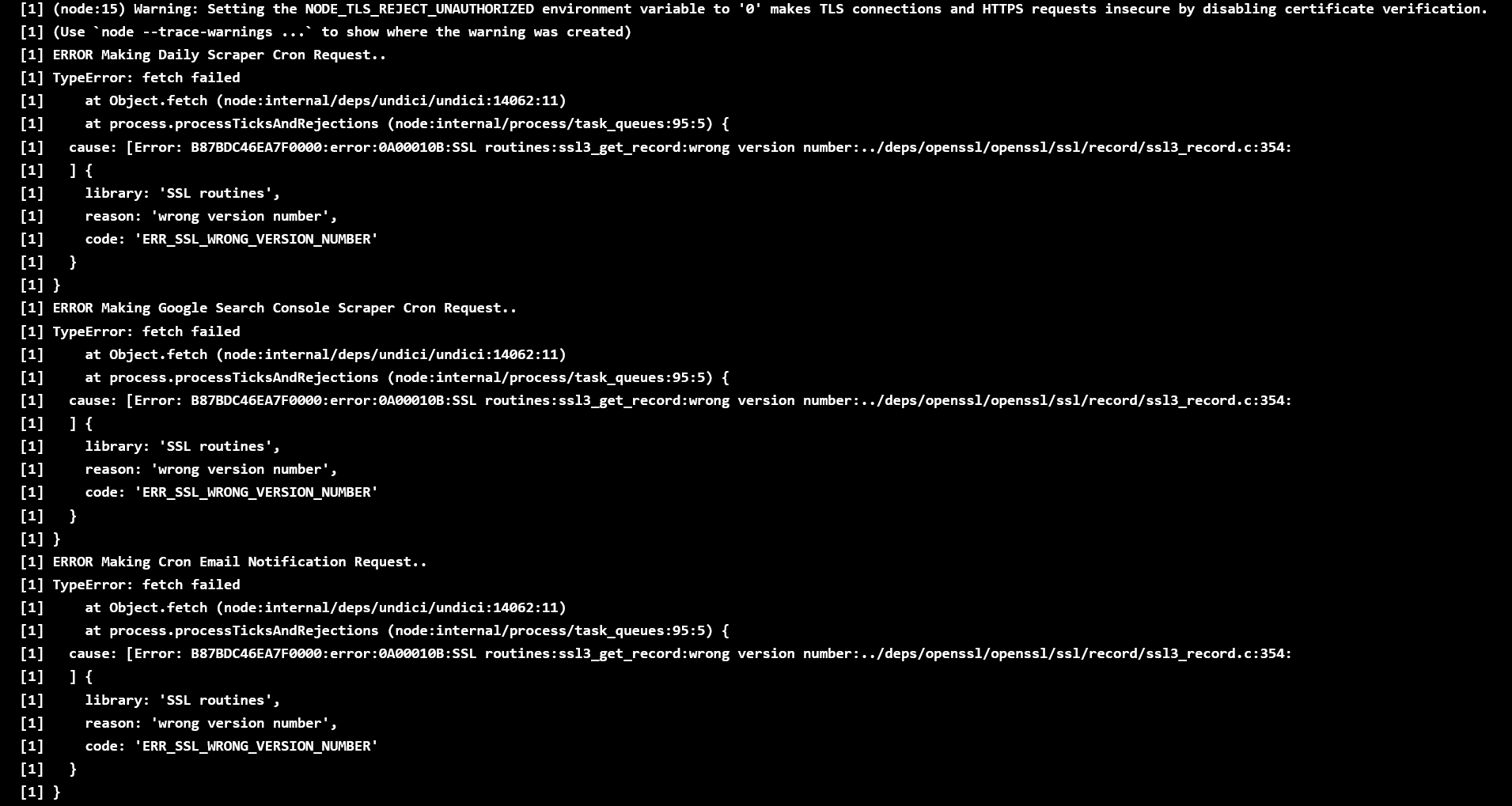 [BUG] All cron are broken (mail, daily scraping, google) · Issue #79 ...