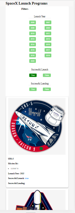 GitHub - rajamaurya/angular8-spaceX-project: An angular8 based SPA to ...