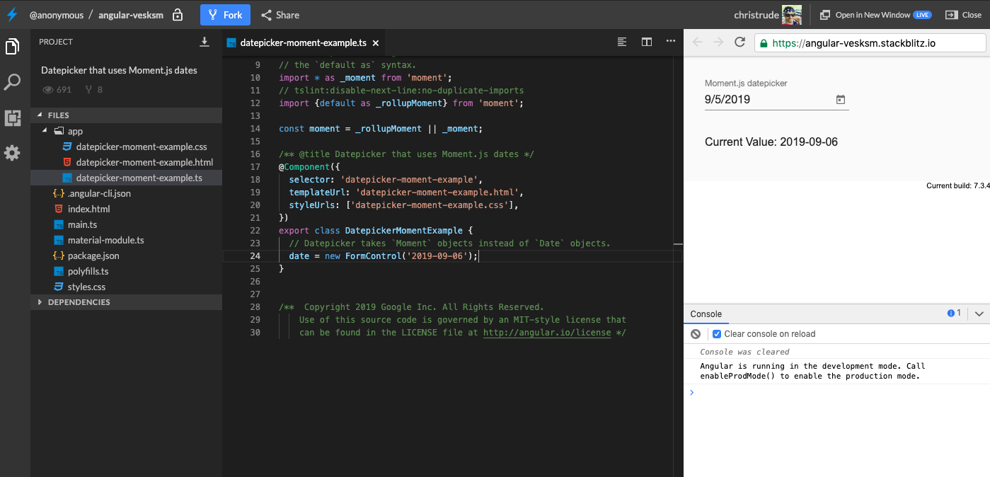 Support UTC mode for datepicker · Issue 13286 ·