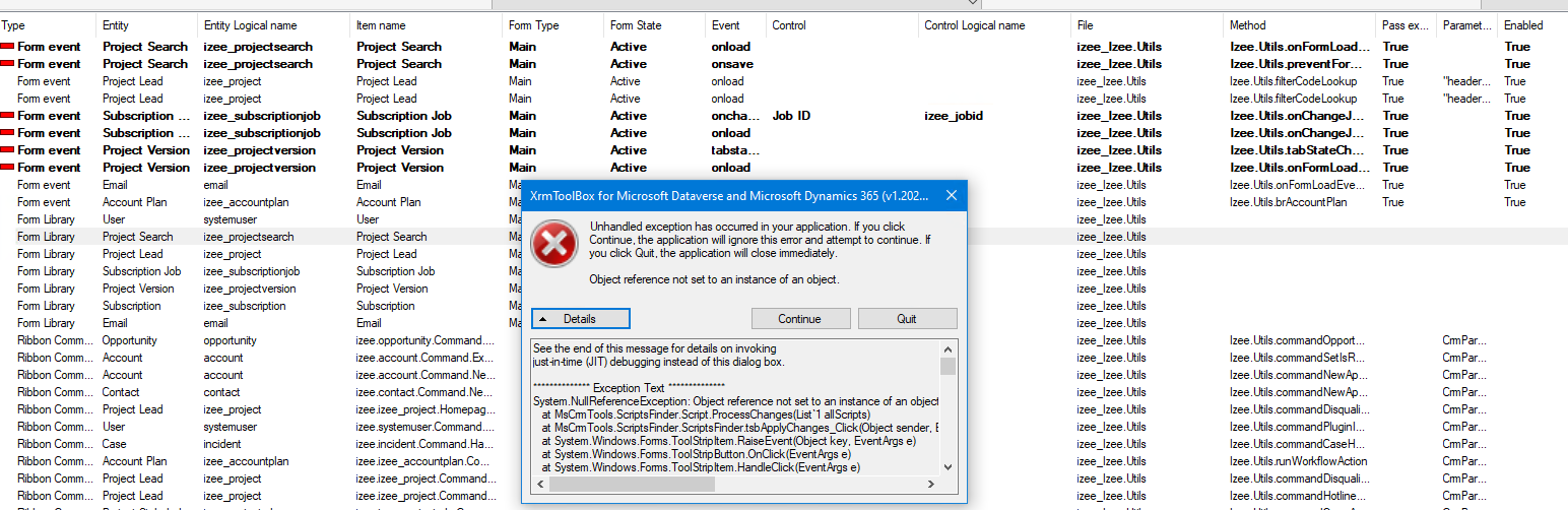 Error on applying deletions · Issue #14 · MscrmTools/MsCrmTools ...