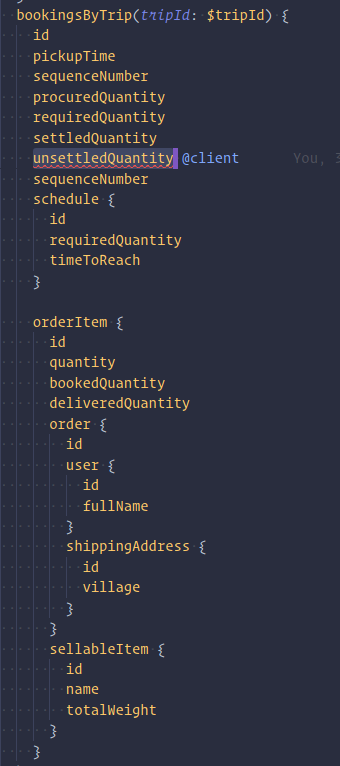 Apollo Codegen should take into considertation local fields (@client ...