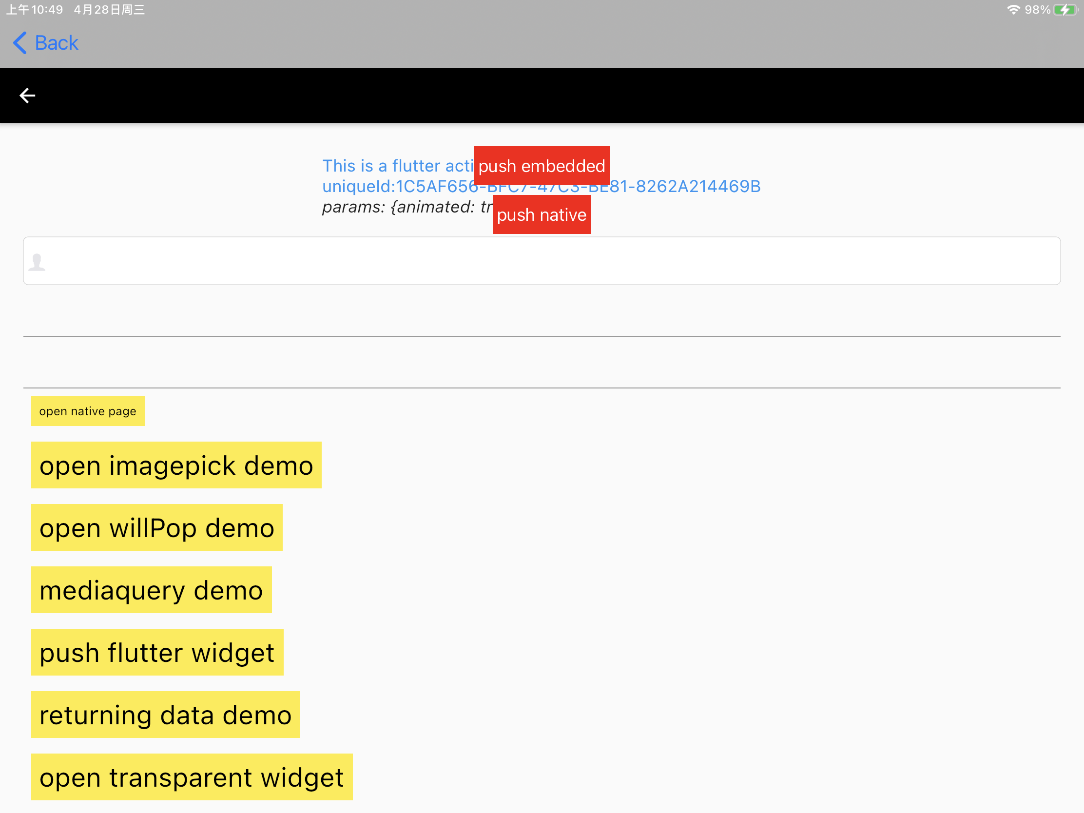 在ipad上面首次打开flutter页面字体异常 · Issue #1070 · alibaba/flutter_boost · GitHub