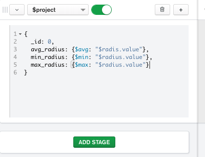 MongoDB operator highlighting