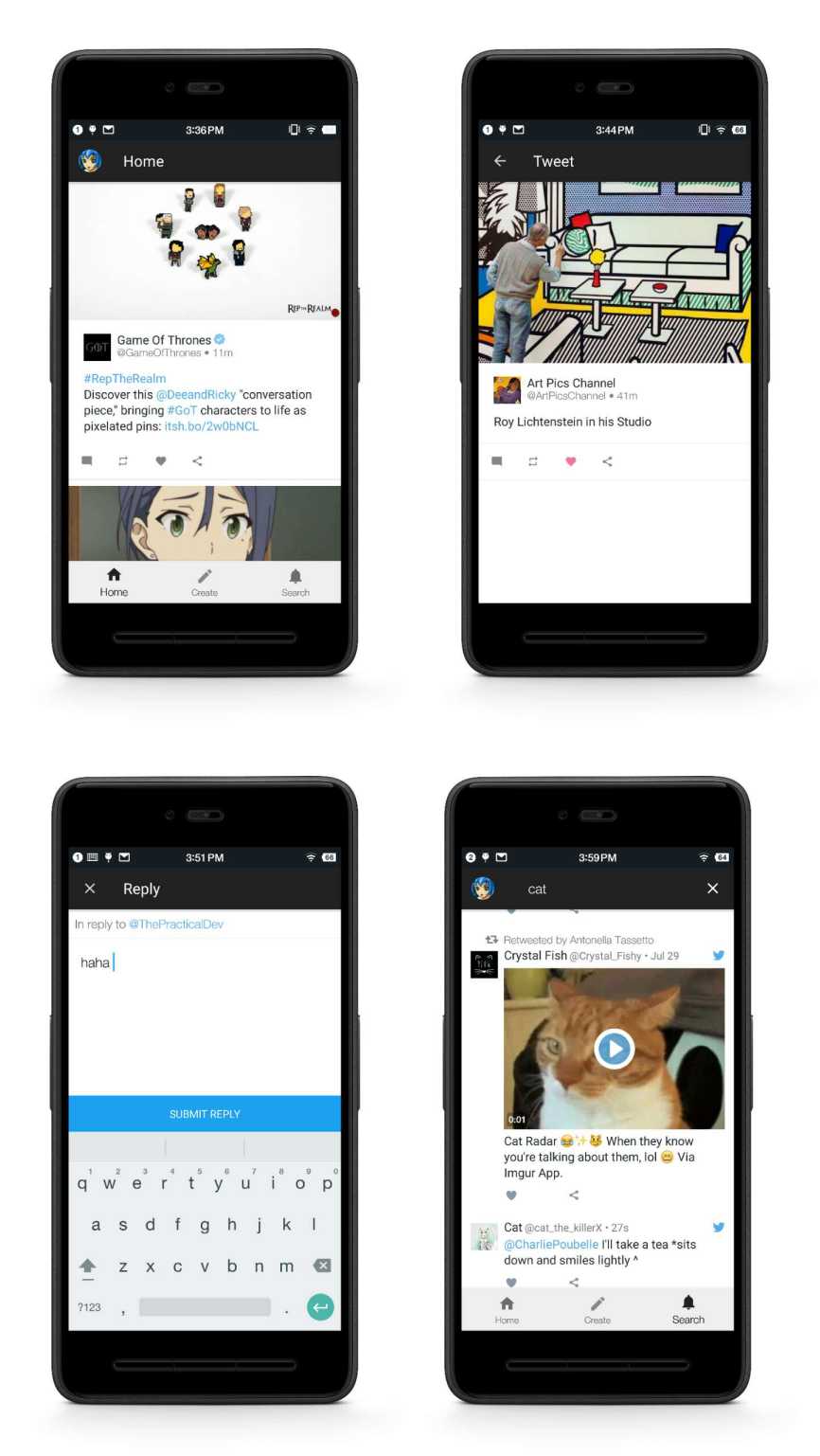 GitHub - yifeidesu/TwitterClientApp: 🐤 A twitter client app