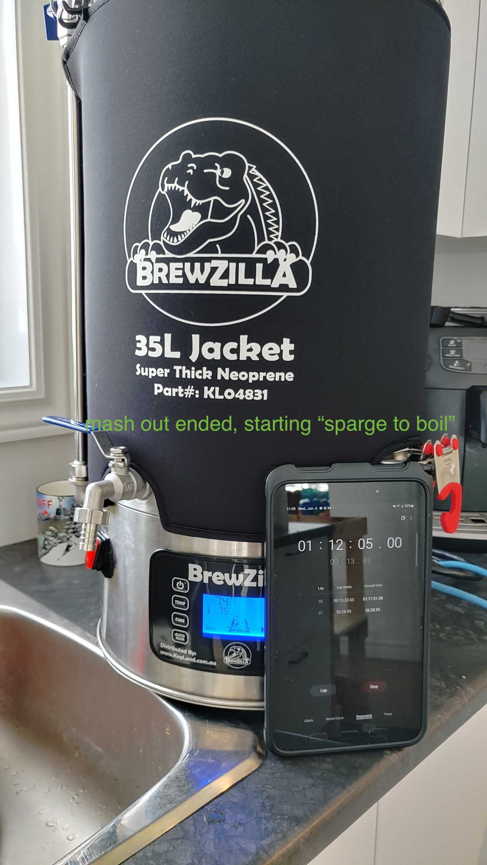 my homemade jacket is 16 more efficient than the brewzilla neoprene