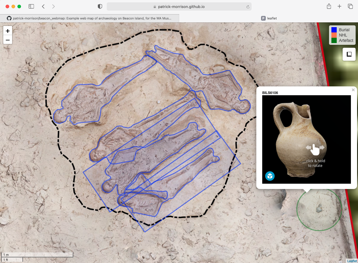 GitHub - patrick-morrison/beacon_webmap: Leaflet map of archaeology on ...