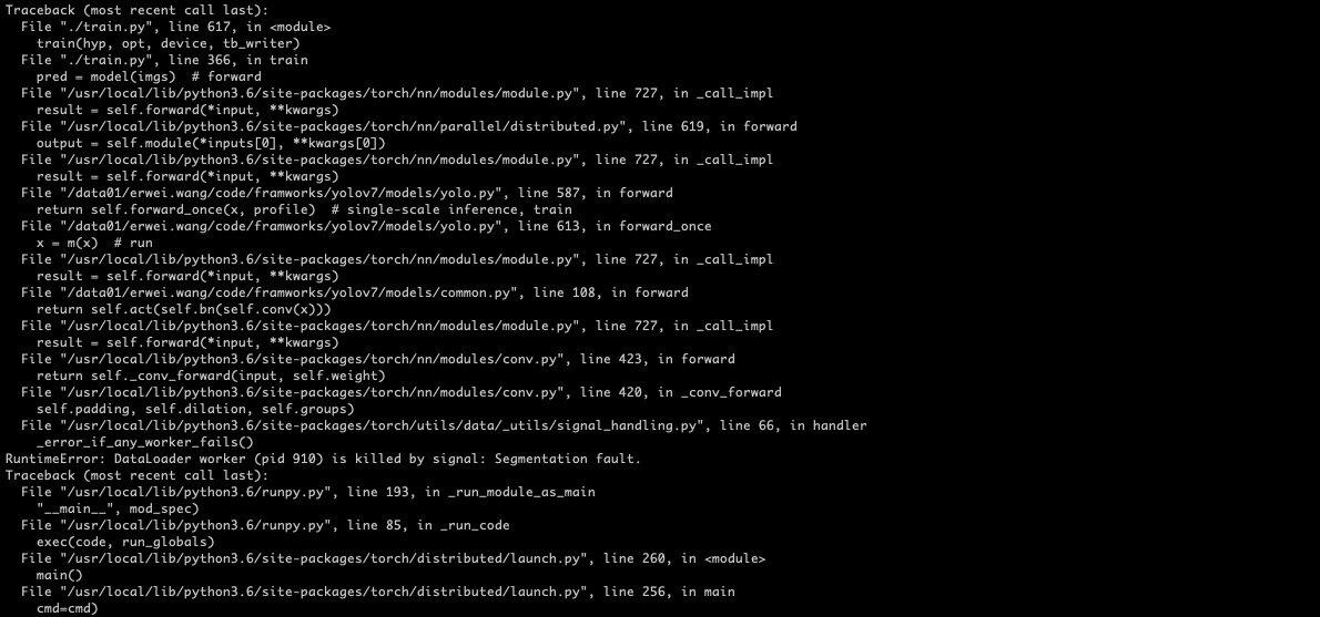 A problem of train · Issue #469 · WongKinYiu/yolov7 · GitHub