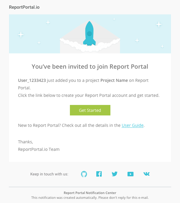 [MAILS] Make invitation emails more friendly · Issue #47 · reportportal ...