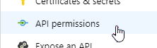 API permissions