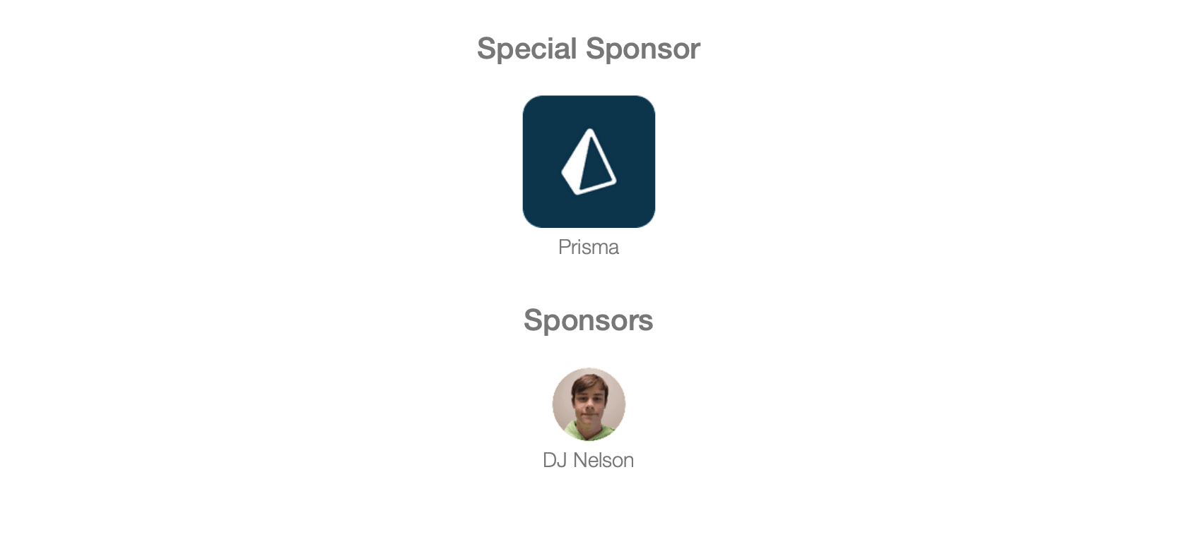 sponsors