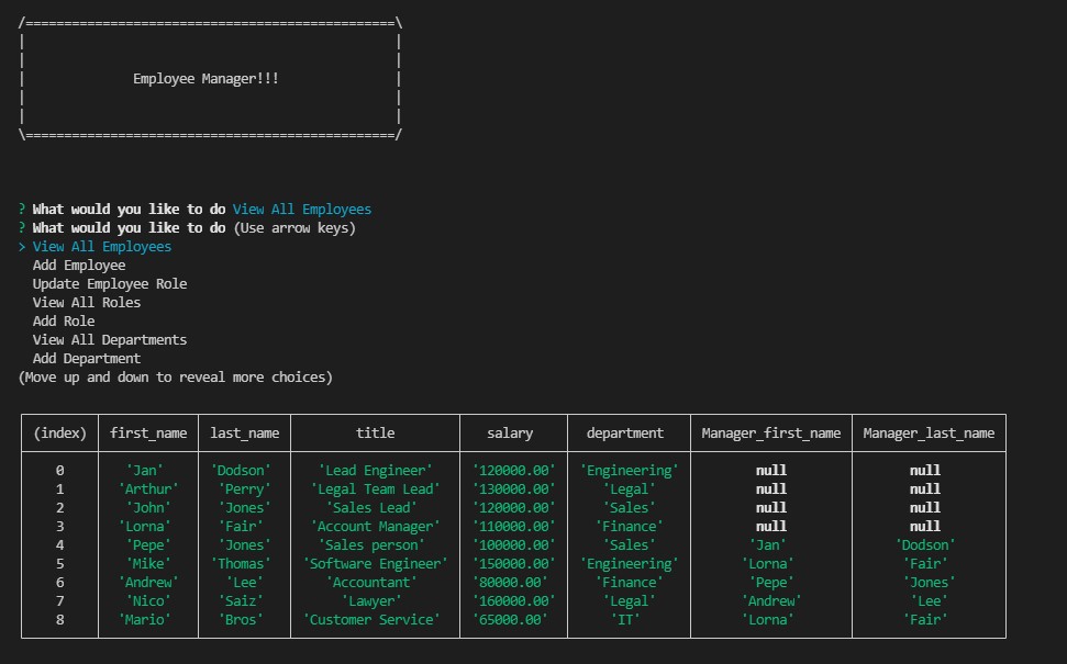 GitHub - ernestotham/ET-EmployeeManager: CLI Employee Manager app on ...