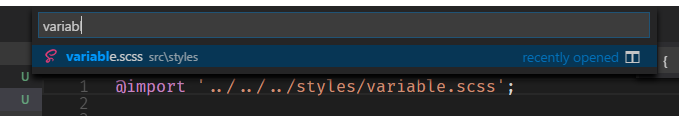 Feature request: Import file from `Go to File...` in currently opened ...