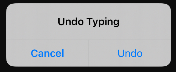 Useless shake to "Undo Typing" modal dialog box · Issue #842 ·  blinksh/blink · GitHub