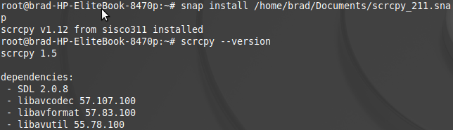 scrcpy --version might be showing incorrect version · Issue #1268 ...