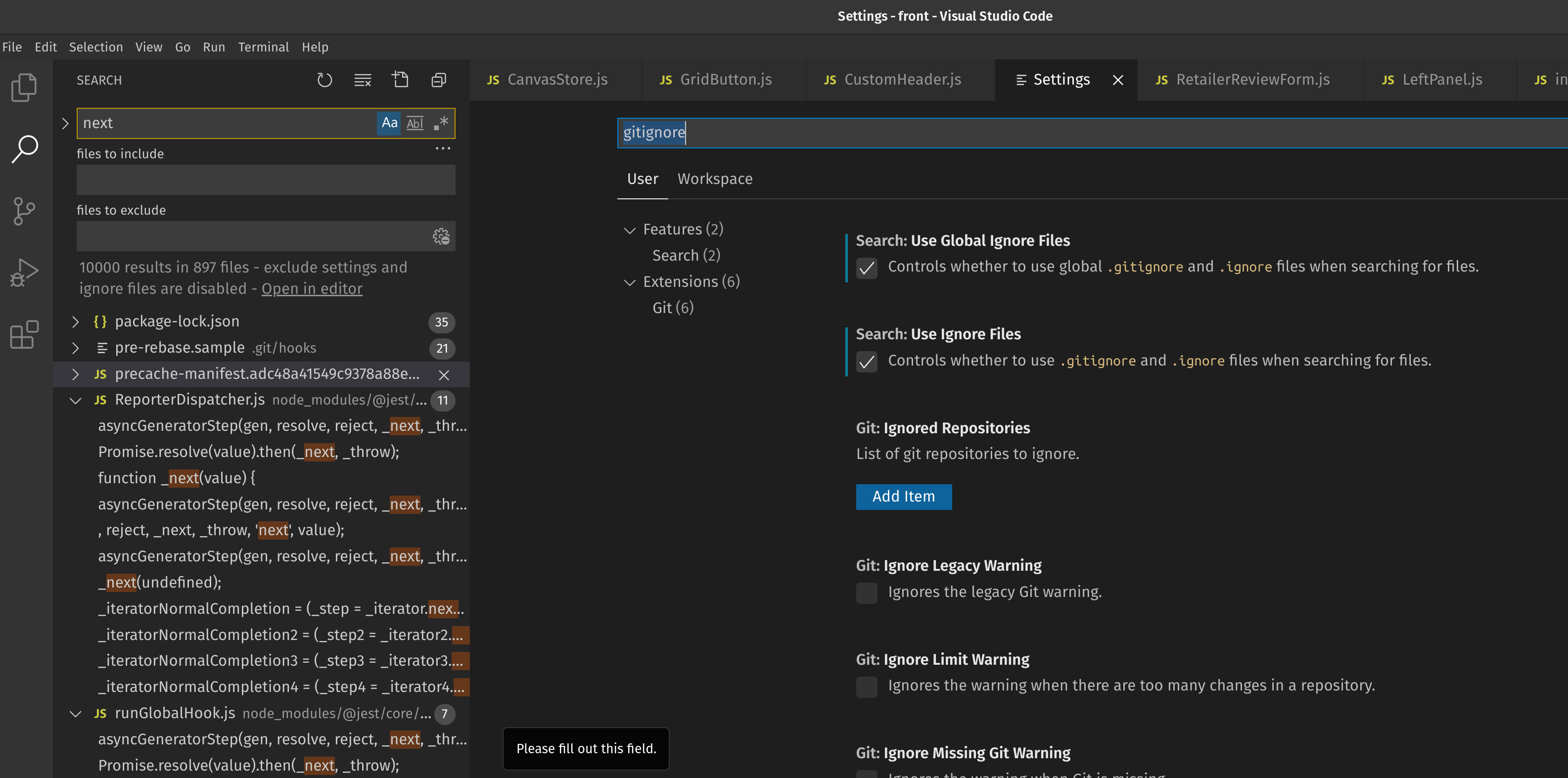 Search use ignore file does not work · Issue #115352 · microsoft/vscode ...