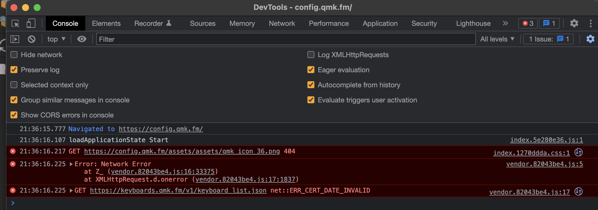 [Bug] certificate expired · Issue #1094 · qmk/qmk_configurator · GitHub