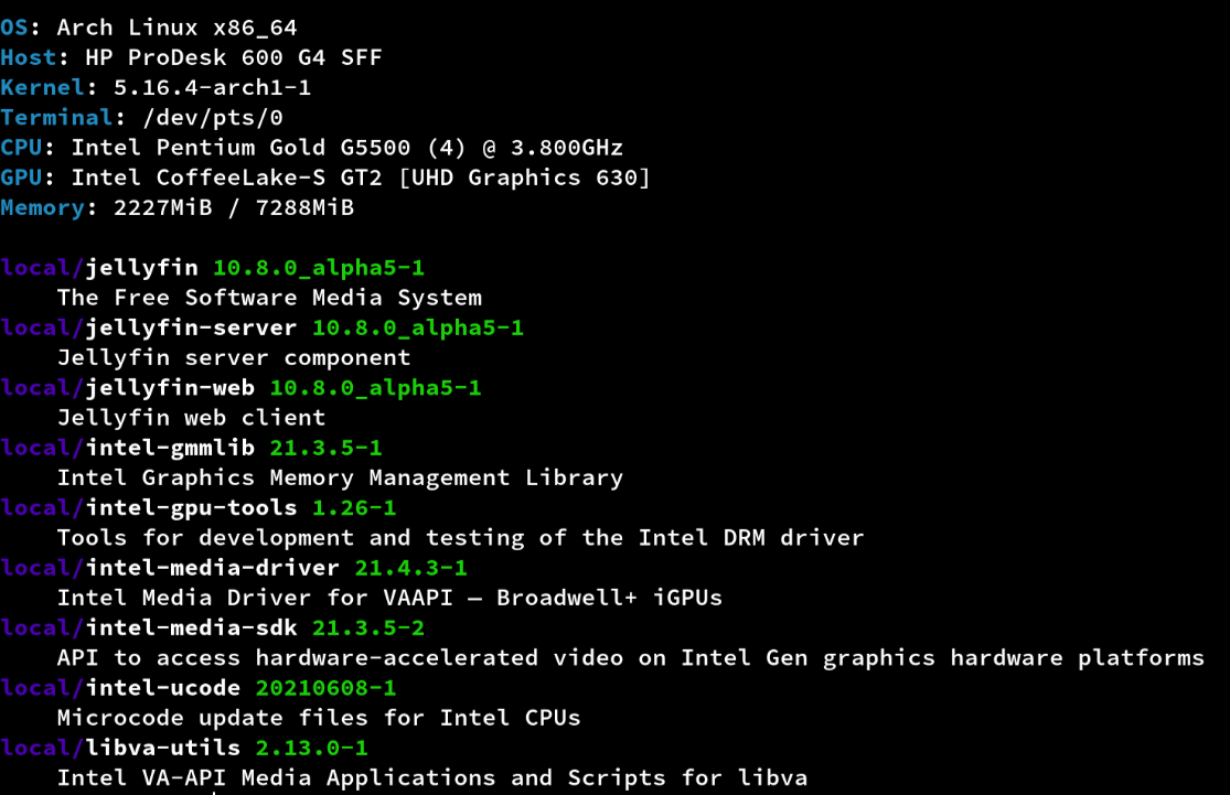 [Issue] Slow QuickSync transcoding · Issue 7269 · jellyfin/jellyfin