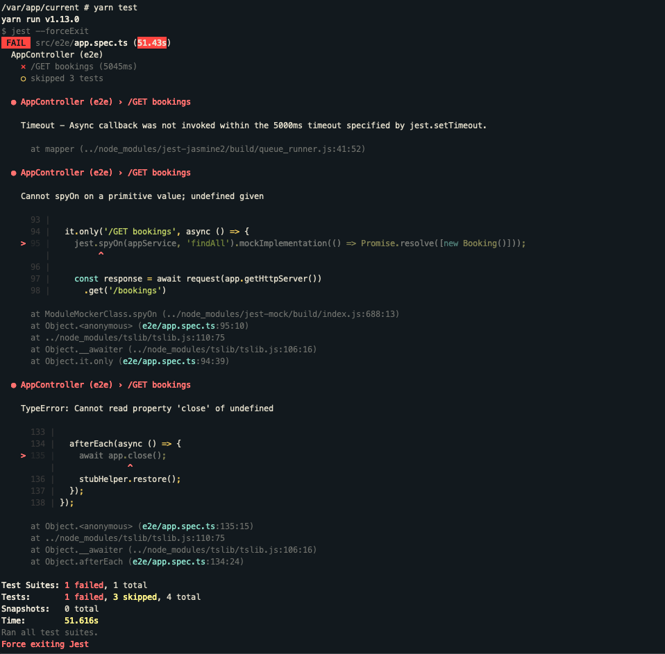 Cannot run e2e tests within a docker container · Issue #3212 · nestjs ...