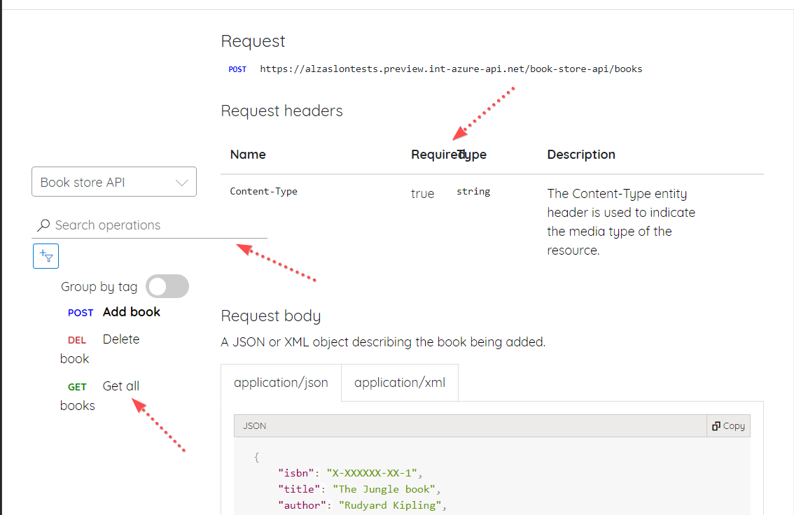Several mobile view issues in API documentation in default website ...