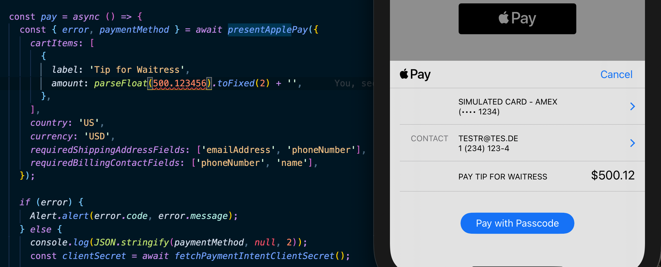 presentApplePay [Error: Payment not completed] @0.1.4 · Issue #312 ...