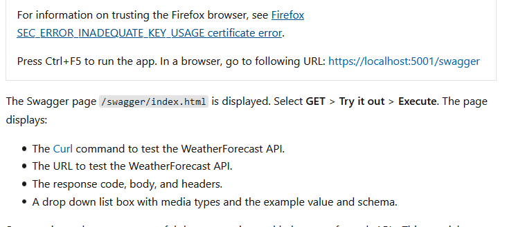 You guys forgot to include the "dotnet run" or other step in the ...