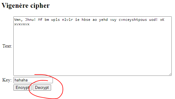 The Vigenère cipher · Issue #4 · thatsparrow/blog · GitHub