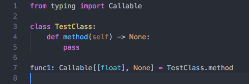 Inferred type of "self" can be assigned to any type in Callable · Issue ...