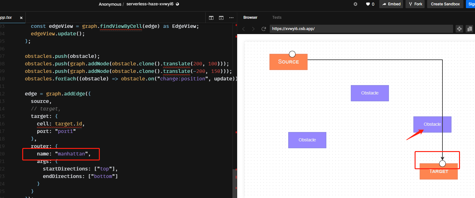 使用port后, 连线路由计算失去规避节点的功能 · Issue #1901 · antvis/X6 · GitHub