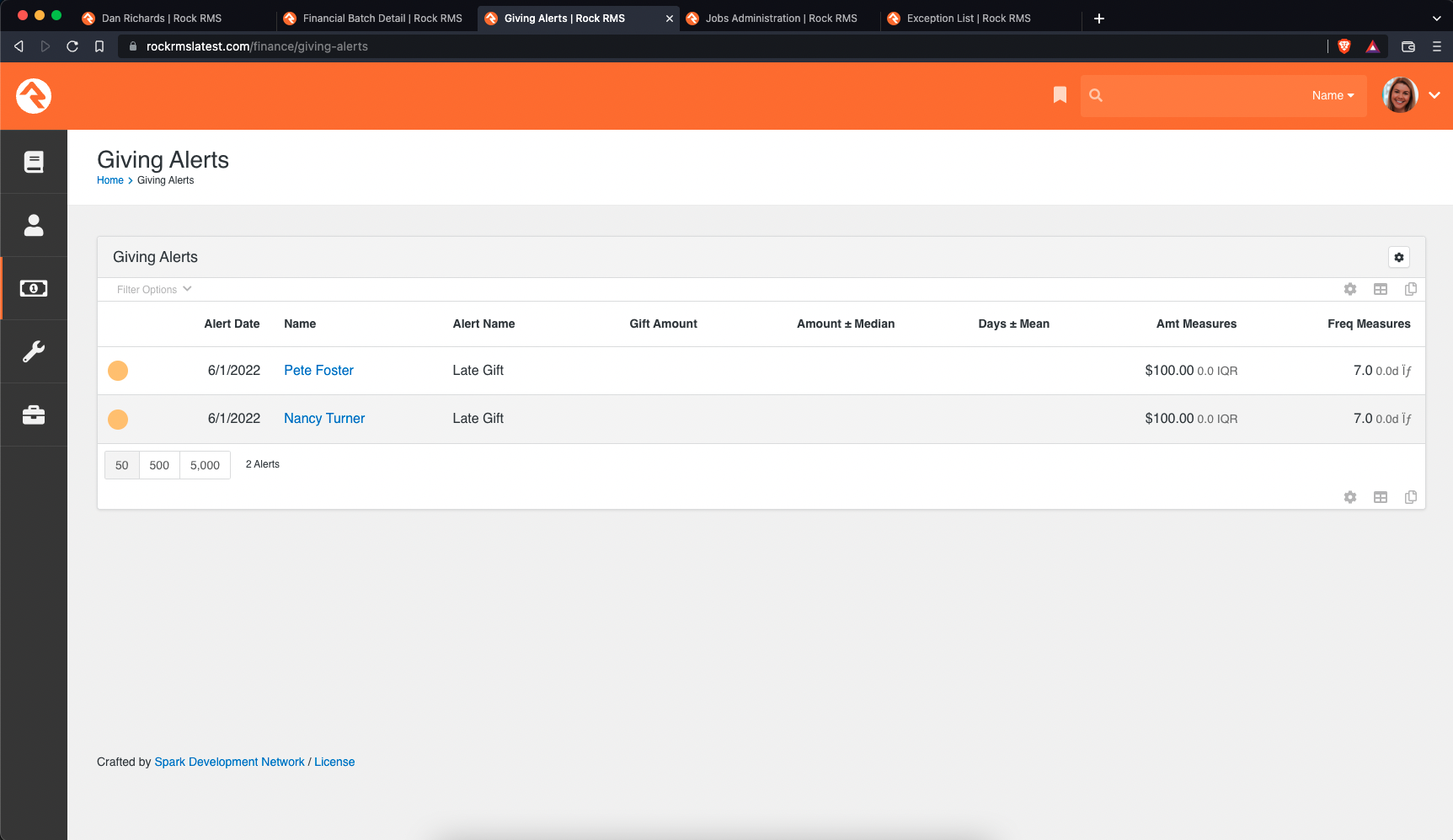 Follow-up Giving Alert Type does not send email to Alert Summary ...