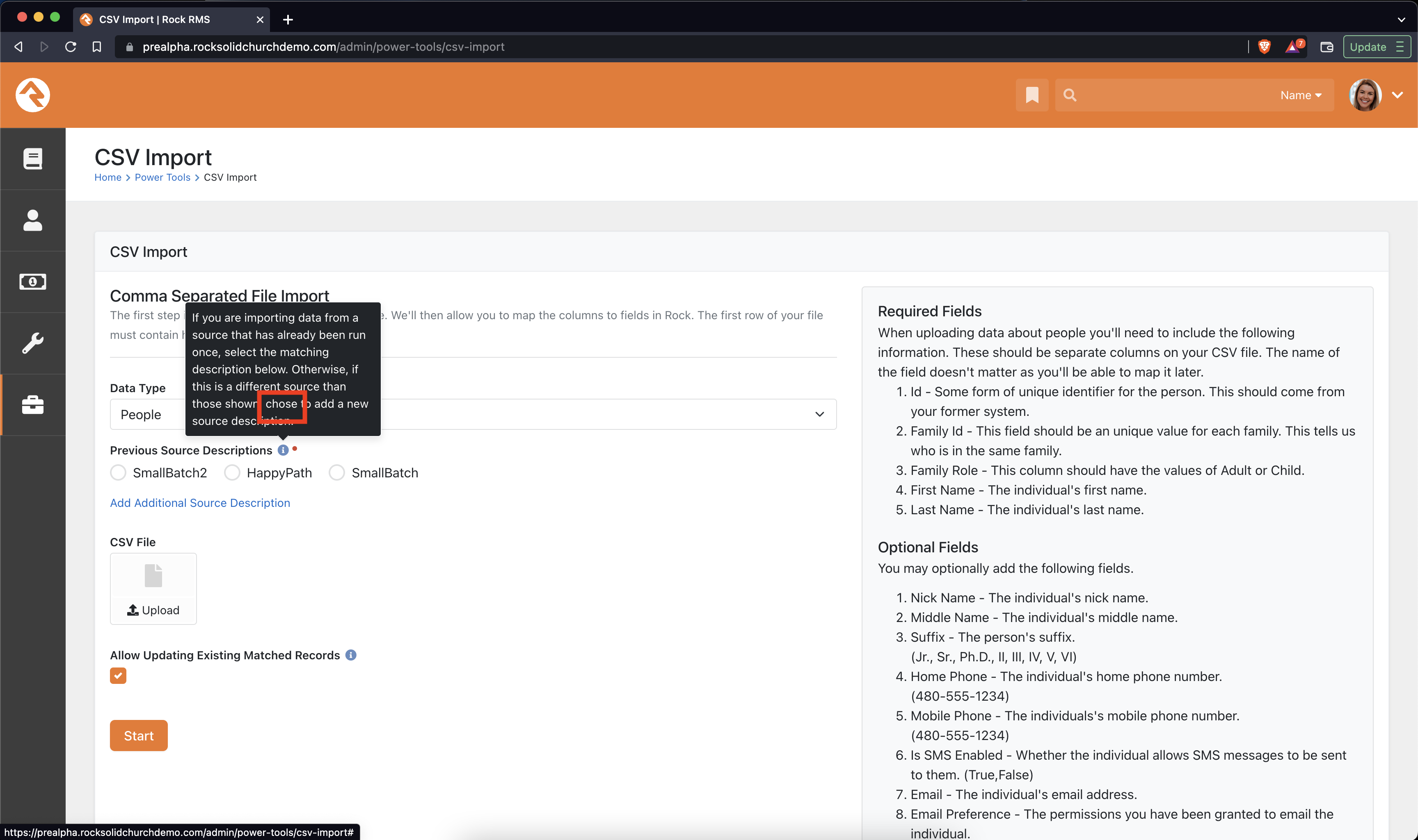 Typo on CSV Import Block · Issue #5170 · SparkDevNetwork/Rock · GitHub