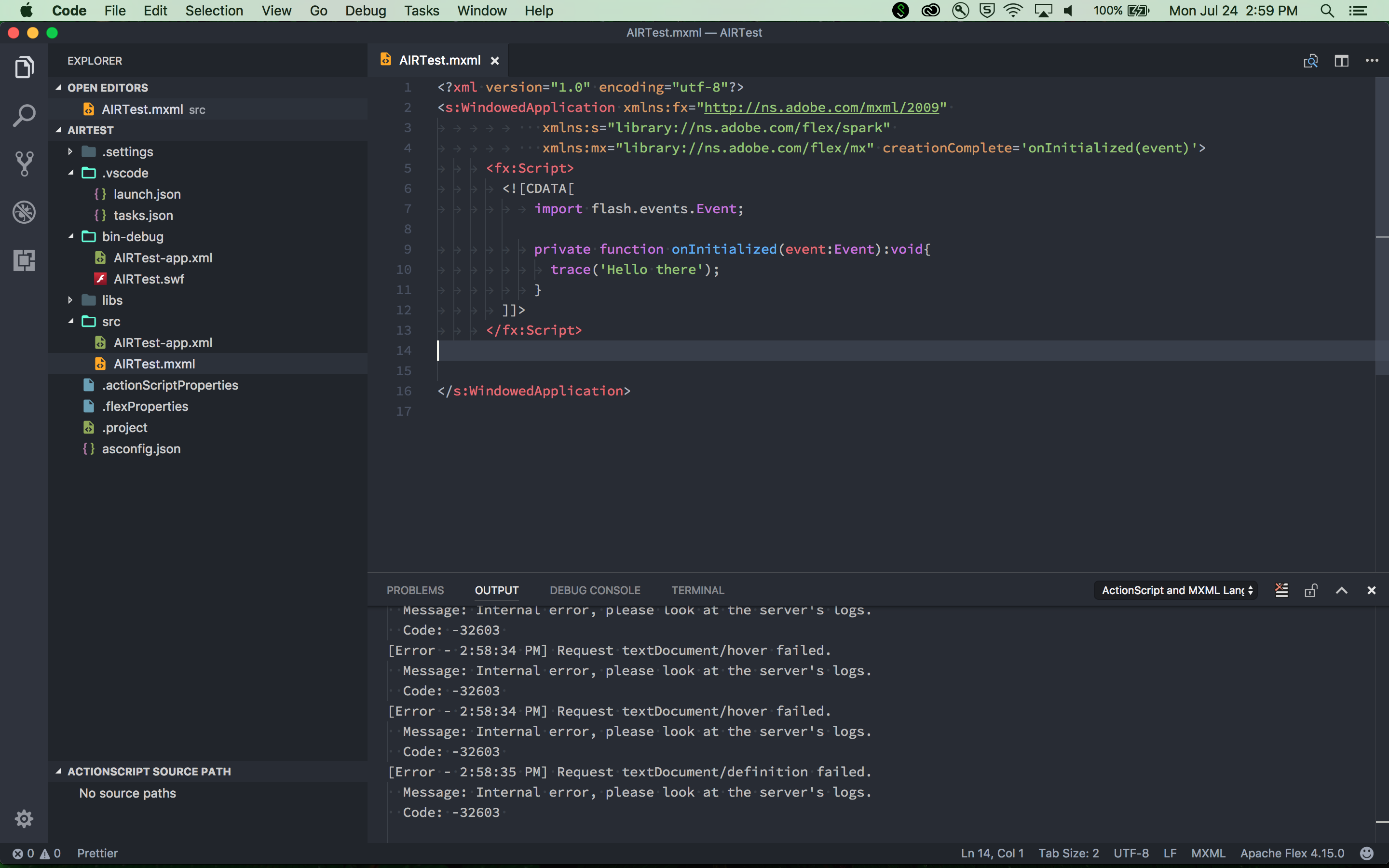 Cannot debug and code Intellisense not working · Issue #105 ...