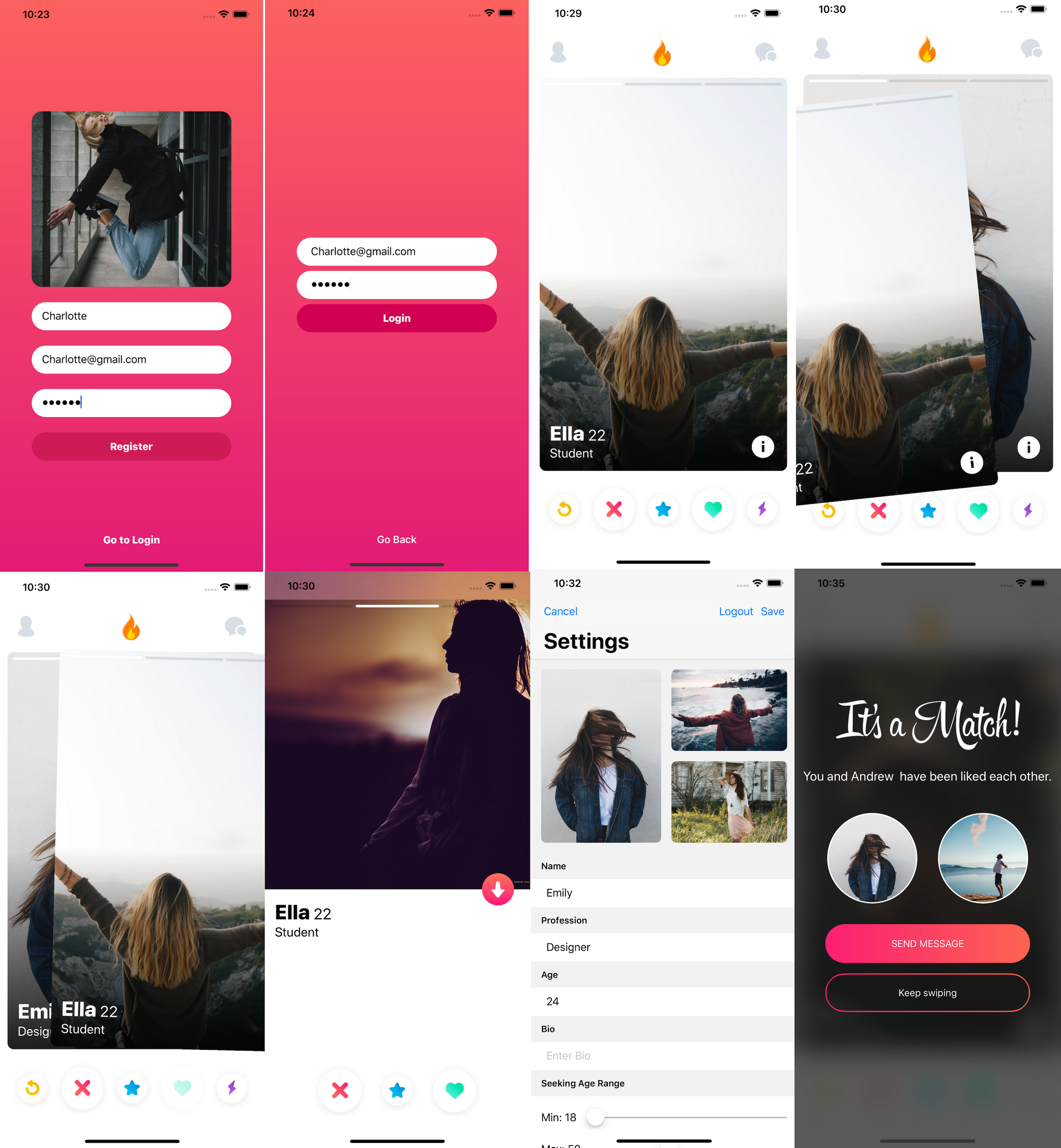 GitHub Bekzodrakhmatof Tinder Clone