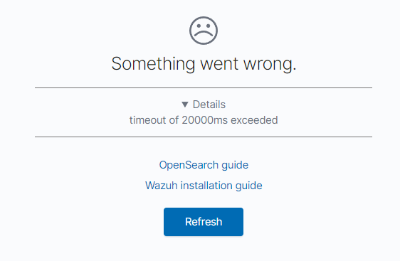 Improve Wazuh Dashboard UI error management · Issue #4546 · wazuh/wazuh ...