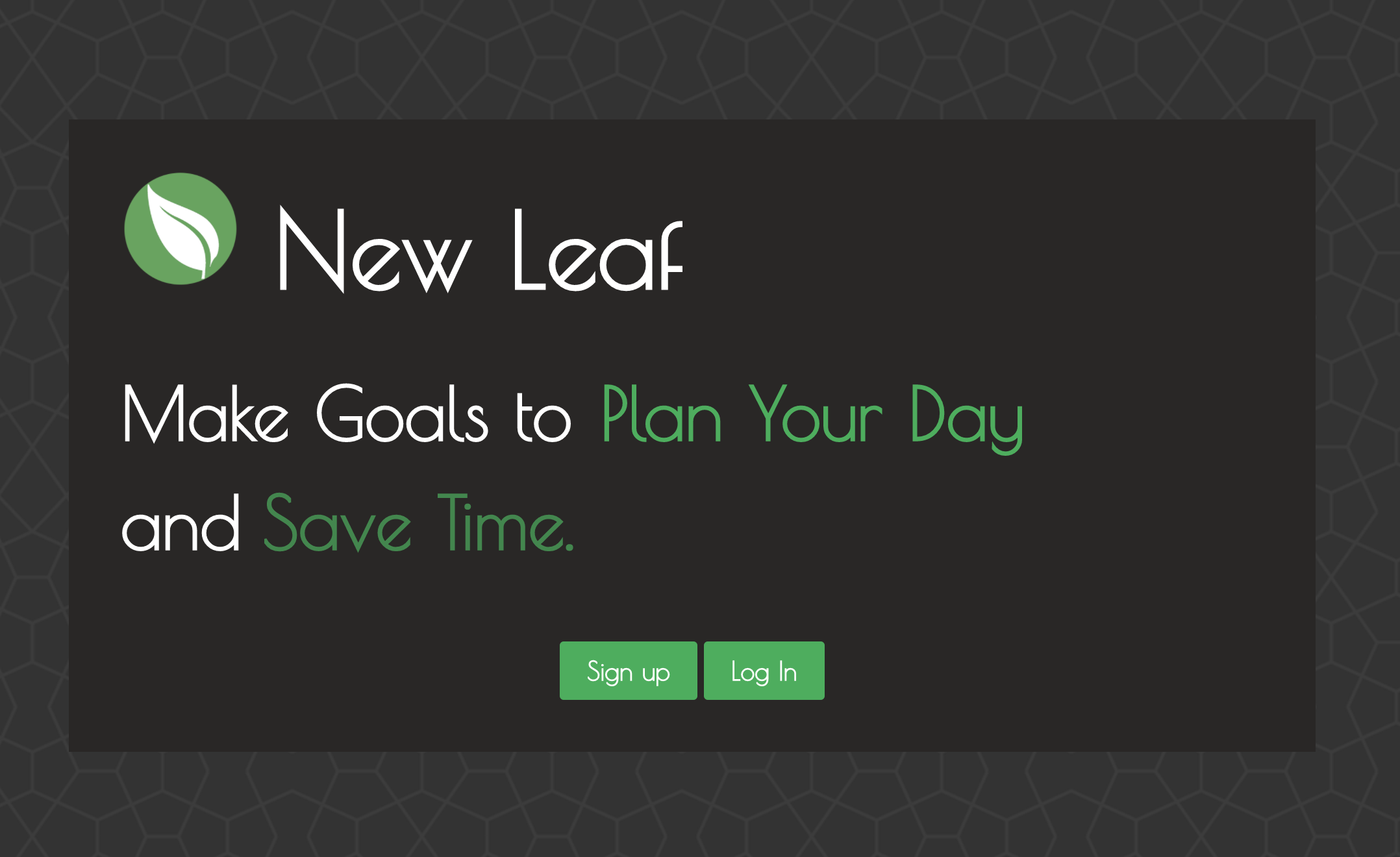 GitHub - pmoore4181/newleaf: Reach your goals and get ahead with our ...