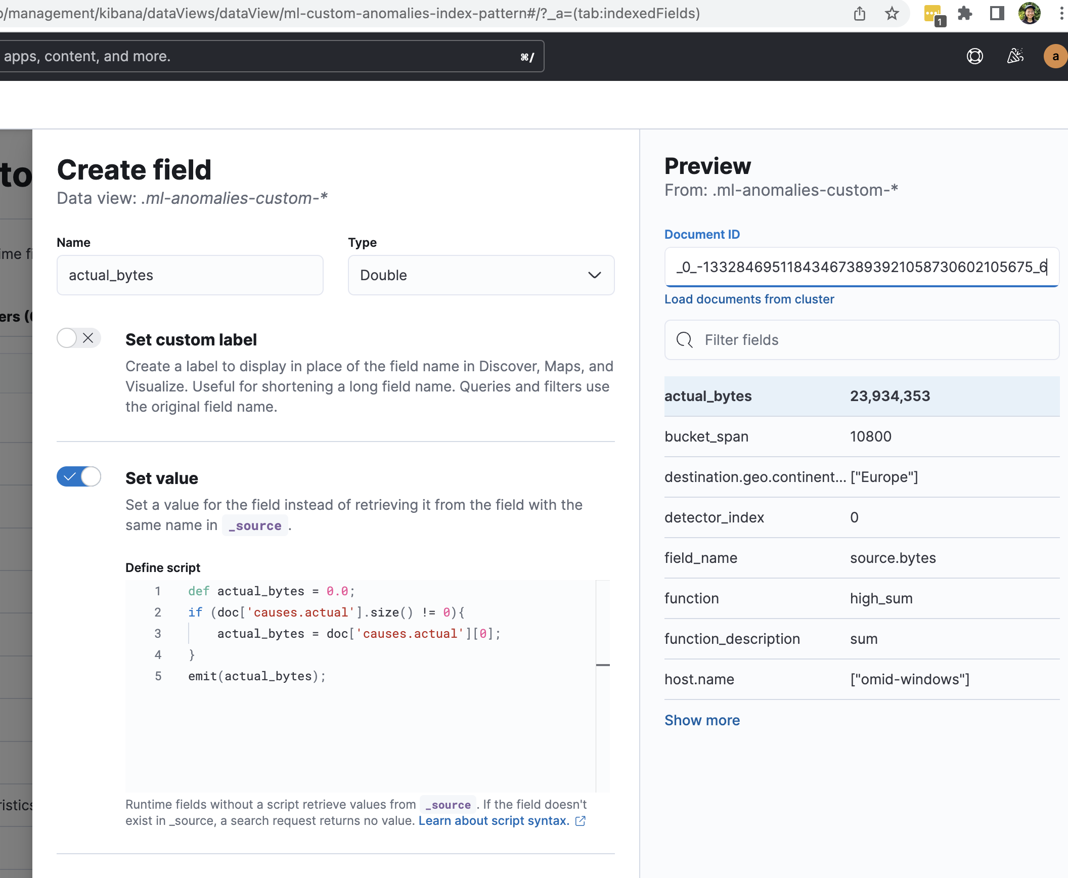 Runtime field not working as expected in Discovers and Lens · Issue ...