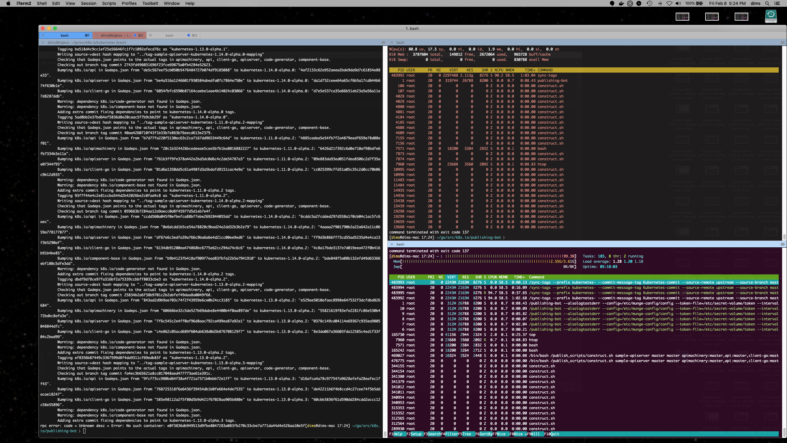 publishing-bot needs too much memory · Issue #159 · kubernetes ...